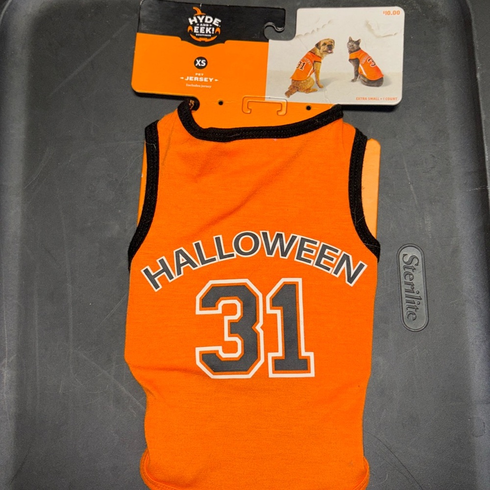 Pet costume Halloween Jersey size xs